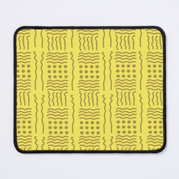 Item preview, yellow Bogolan loincloth designed and sold by Wolagno.