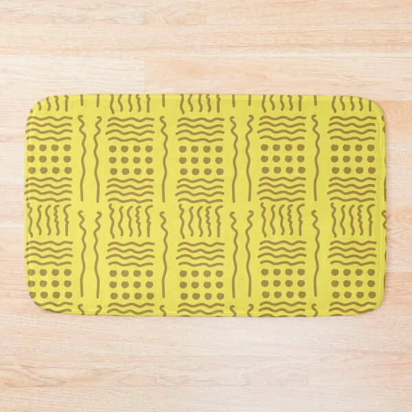 Item preview, yellow Bogolan loincloth designed and sold by Wolagno.