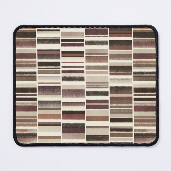 Item preview, Earth and Soil and Air Taupe and Coffee Brown Grunge Chalk Stripes designed and sold by micklyn.
