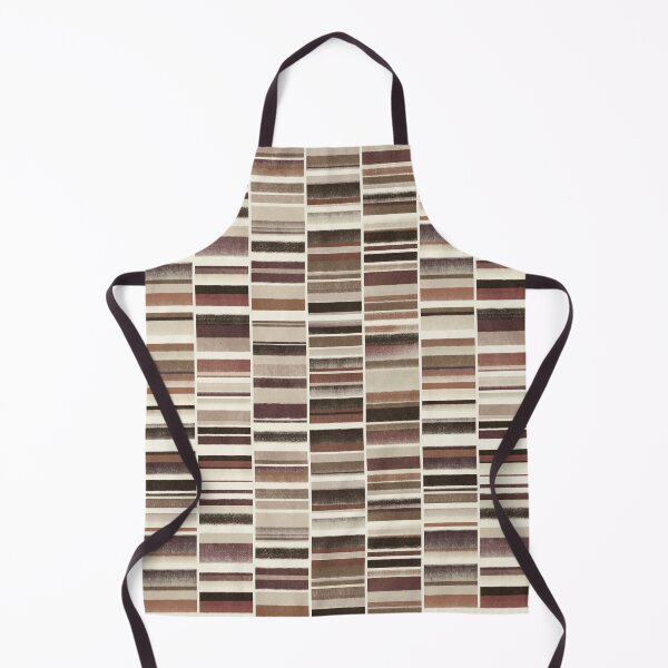 Item preview, Earth and Soil and Air Taupe and Coffee Brown Grunge Chalk Stripes designed and sold by micklyn.