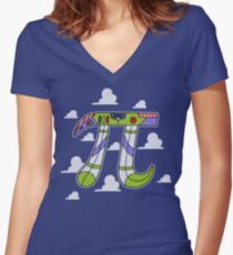 To Infinity Women's Fitted V-Neck T-Shirt