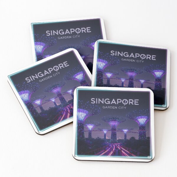Item preview, Singapore: Garden City at Night designed and sold by Digital Dreams Arts.