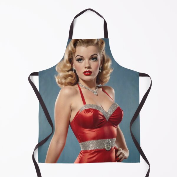 Aperçu de l'œuvre Pin-up des années 1940, starlette hollywoodienne – Pin-up glamour vintage créée et vendue par MissSaylor.