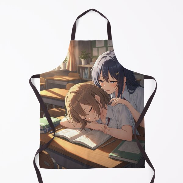 Item preview, Two school girls Yuri discreetly wakes one up designed and sold by GerwantSHOP.