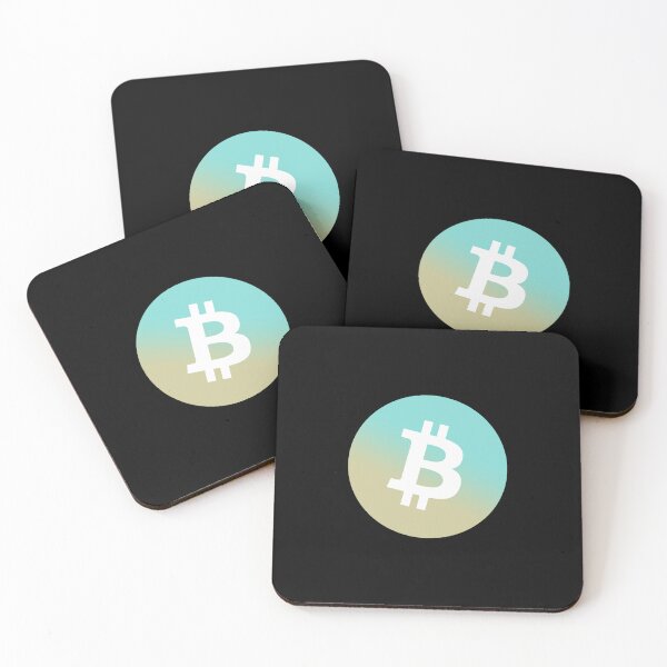 Item preview, Classic Bitcoin Iridescent Logo Icon Design designed and sold by CyberRex.