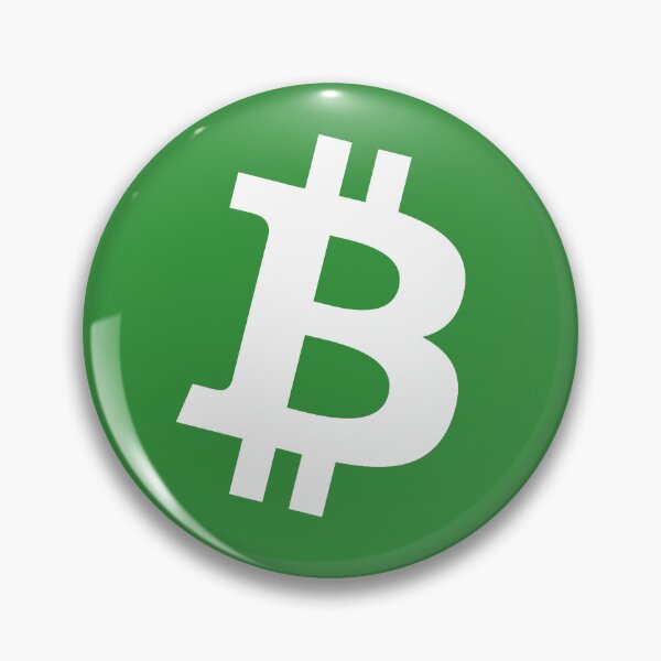 Item preview, Classic Bitcoin Green Logo Icon Design designed and sold by CyberRex.