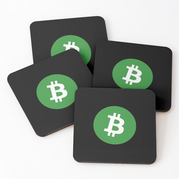 Item preview, Classic Bitcoin Green Logo Icon Design designed and sold by CyberRex.