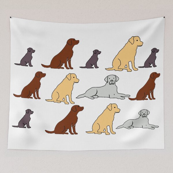 Item preview, Labradors of all ages  designed and sold by Cycling Tails.