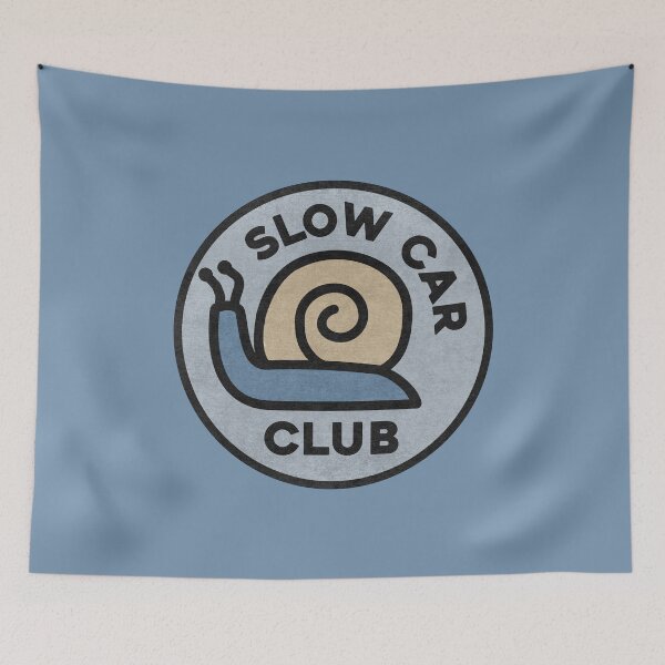 Item preview, Slow Car Club - Blue designed and sold by ApexFibers.