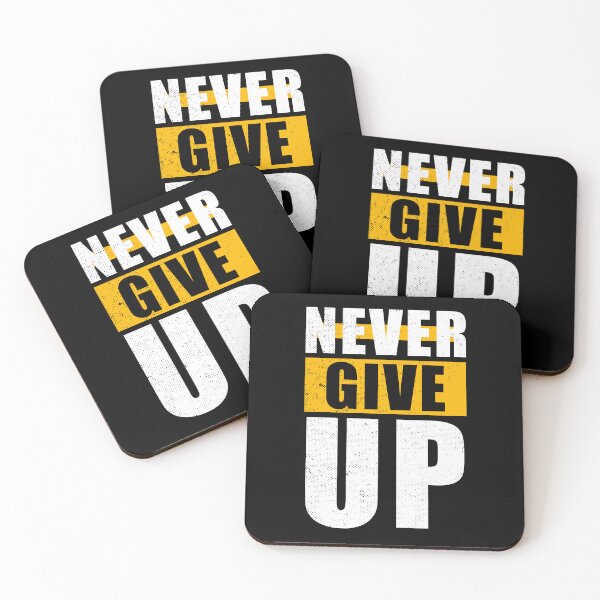 Item preview, Never Give UP designed and sold by Optimus2Shop.
