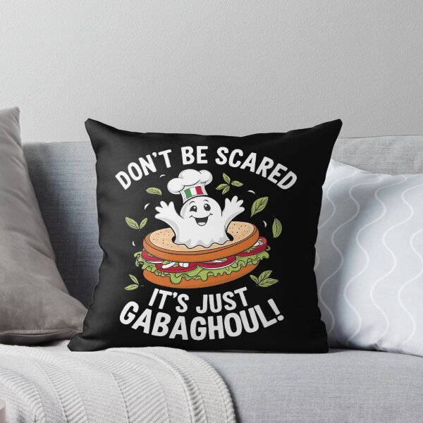 Item preview, Gaba Ghoul Funny Ghost Italian - The perfect gift for fans of Italian food, ghosts, Halloween, and witty wordplay. designed and sold by ZyziowskyArt.