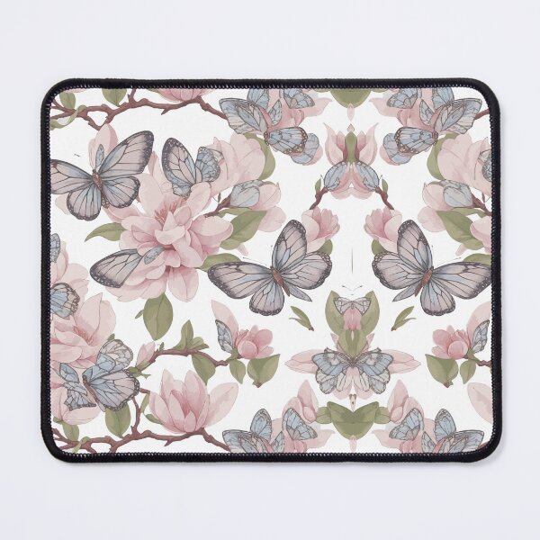 Item preview, Pastel butterflys in the garden floral designed and sold by upupupshop.