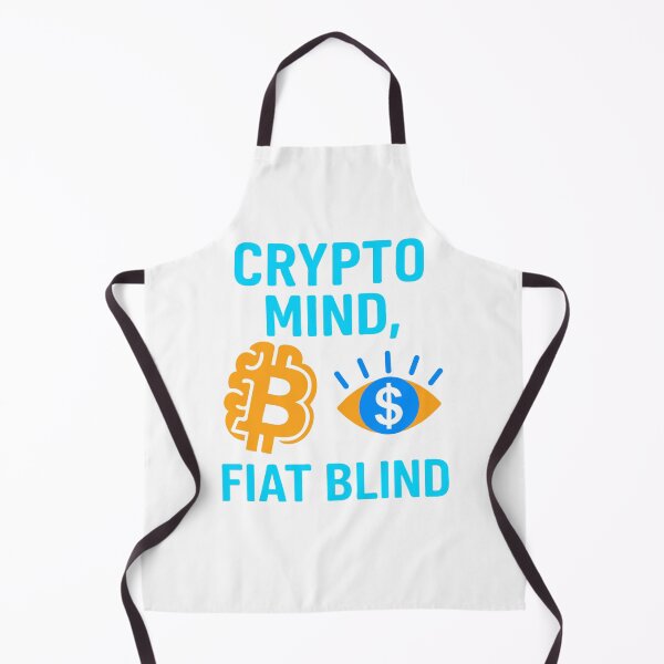 Item preview, "Crypto Mind, Fiat Blind" – Conscious Currency Design designed and sold by BitCrop.