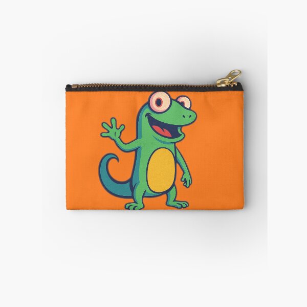 Item preview, Happy Cartoon Lizard – Funny Gecko Character designed and sold by KateVil.