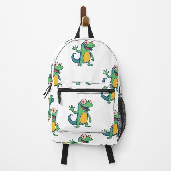 Item preview, Happy Cartoon Lizard – Funny Gecko Character designed and sold by KateVil.