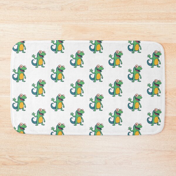 Item preview, Happy Cartoon Lizard – Funny Gecko Character designed and sold by KateVil.