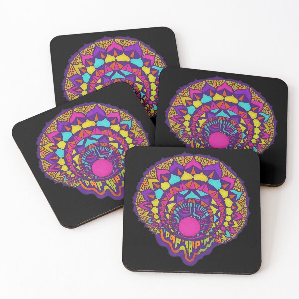 Item preview, Drippy Trippy Melting Vibrant Mandala designed and sold by Lucidesigns.