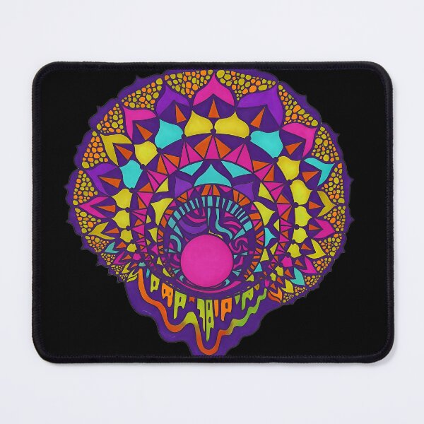 Item preview, Drippy Trippy Melting Vibrant Mandala designed and sold by Lucidesigns.