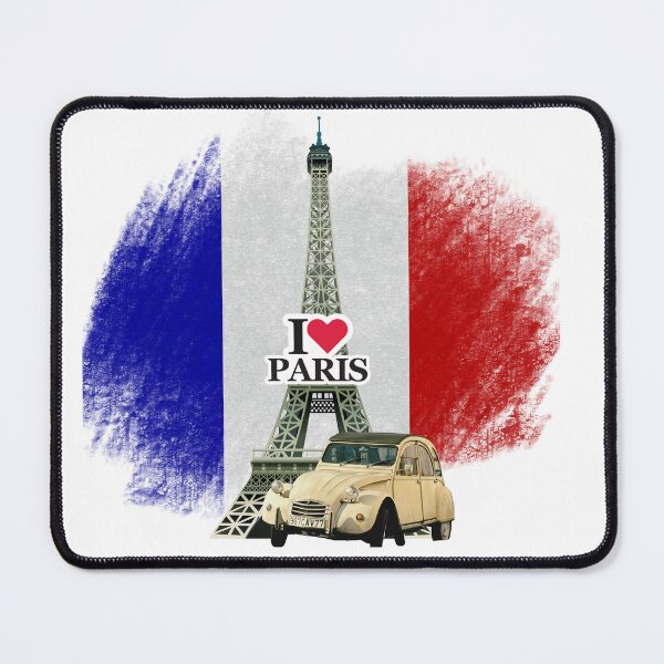 Item preview, Citroën 2CV and Eiffel Tower – Vintage Photography of Paris designed and sold by Caravaneando IT.