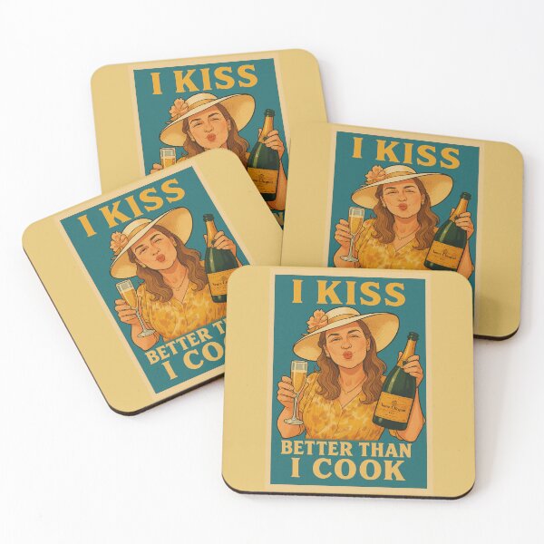 Item preview, I Kiss Better Than I Cook - blonde designed and sold by ashoushi.