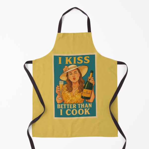 Item preview, I Kiss Better Than I Cook - blonde designed and sold by ashoushi.