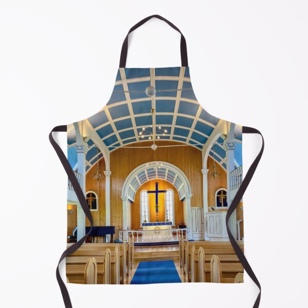 Item preview, Interior of the Blue Church Seydisfjordur Iceland designed and sold by Debra Martz.