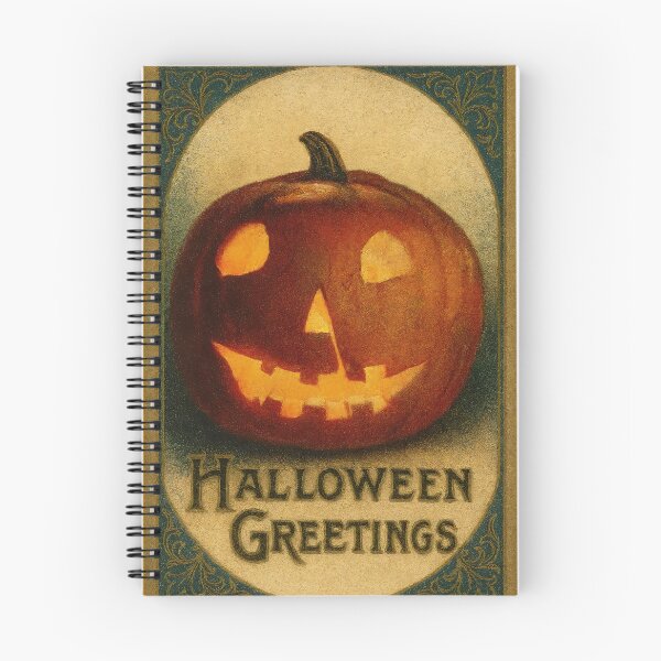 Item preview, Halloween Greetings Pumpkin Postcard designed and sold by hollie13.