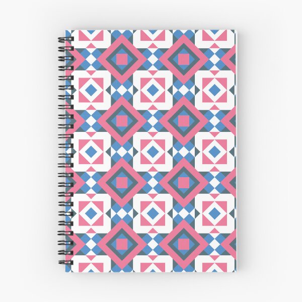 Item preview, Minimalist Pink Blue Geometric Seamless Pattern designed and sold by Nakhorn.