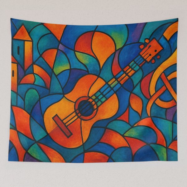 Item preview, Fragmented colors, musical city vision designed and sold by Sigtrix.