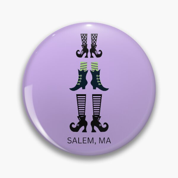 Item preview, Salem MA Witches Legs Boots Halloween Novelty designed and sold by WispAndMoon.
