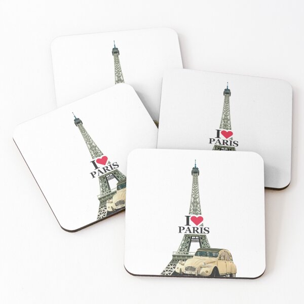 Item preview, Citroën 2CV and Eiffel Tower – Vintage Photography of Paris designed and sold by Caravaneando IT.