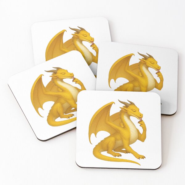 Aperçu de l'œuvre L'élégance du dragon d'or créée et vendue par Hatchling Hollow.