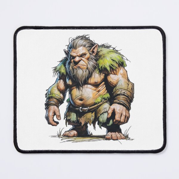 Item preview, Mountain Troll With an Angry Look designed and sold by Pivi's Design.