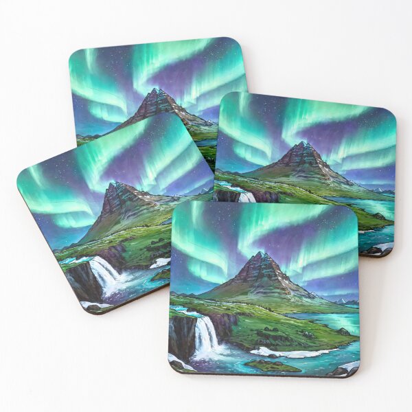 Item preview, Aurora Over the Mountain Peaks designed and sold by HSE1.