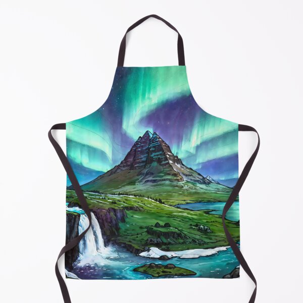 Item preview, Aurora Over the Mountain Peaks designed and sold by HSE1.