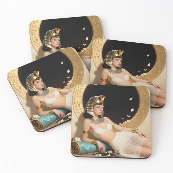 Item preview, Golden Circle of the Nile – Egyptian Fantasy Pinup designed and sold by Lightning-Lace.