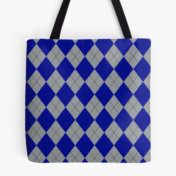 Item preview, Blue Gray House Colors Argyle Preppy Diamonds All Over designed and sold by Feeling Artsy.