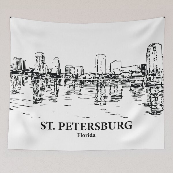 Item preview, St. Petersburg - Florida designed and sold by Lakeric Cityscapes.