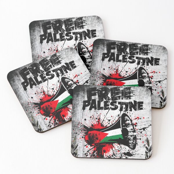 Item preview, Free Palestine Megaphone – Protest Art designed and sold by JOOOWW.