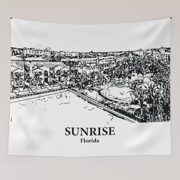 Item preview, Sunrise - Florida designed and sold by Lakeric Cityscapes.