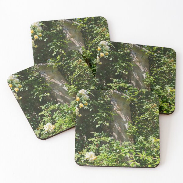 Item preview, Flowers Growing Up a Medieval Stone Wall designed and sold by MalloryWillow.