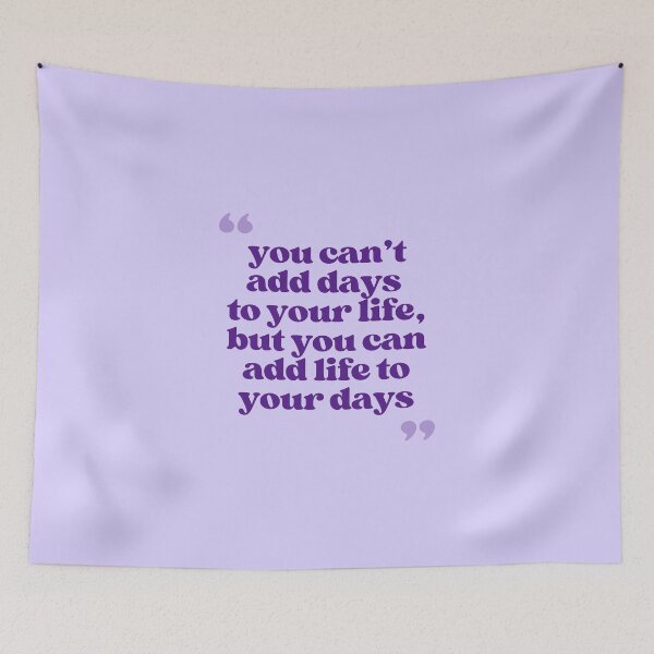 Item preview, Purple inspirational quote typographic print designed and sold by RuthB-Design.