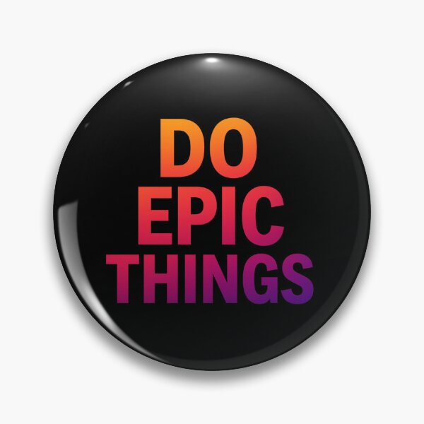 Item preview, Do Epic Things – Bold Motivational Quote Shirt | Gradient Typography Minimalist Graphic Tee for Dreamers & Achievers designed and sold by DevineCouture.