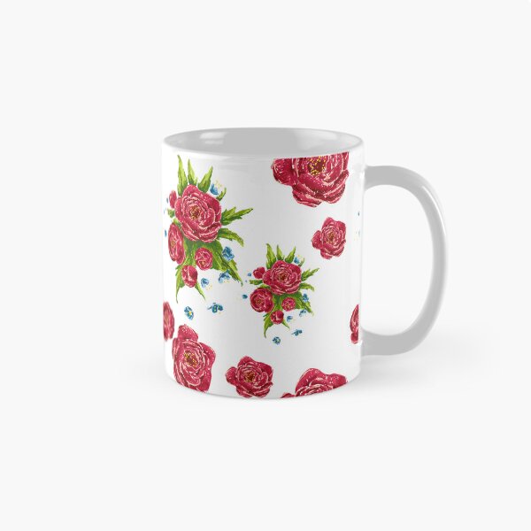 Item preview, Red Roses Pattern – Elegant Floral Design designed and sold by AlisaArtDecor.