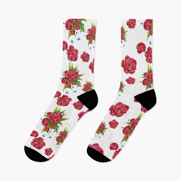 Item preview, Red Roses Pattern – Elegant Floral Design designed and sold by AlisaArtDecor.