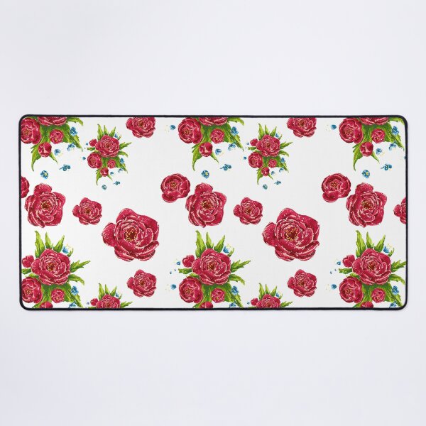 Item preview, Red Roses Pattern – Elegant Floral Design designed and sold by AlisaArtDecor.