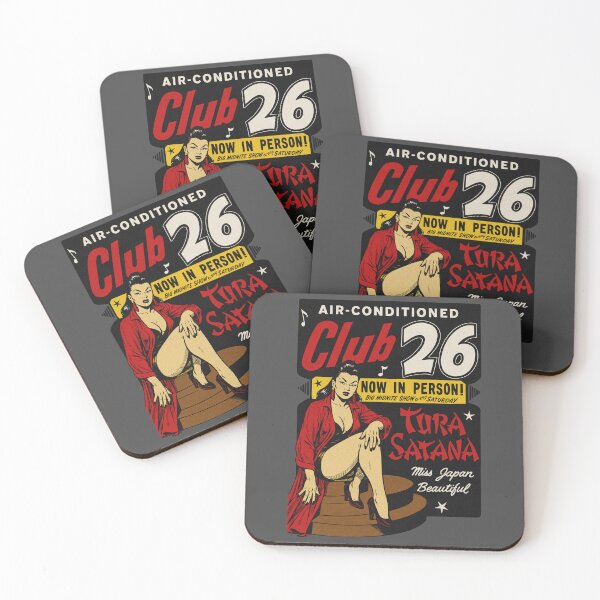 Item preview, Vintage Tura Satana Burlesque Club Fan Art designed and sold by Kujo Dangerous Vintage.