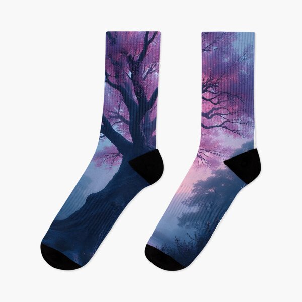 Item preview, Ethereal Twilight Tree designed and sold by oanaunciuleanu.