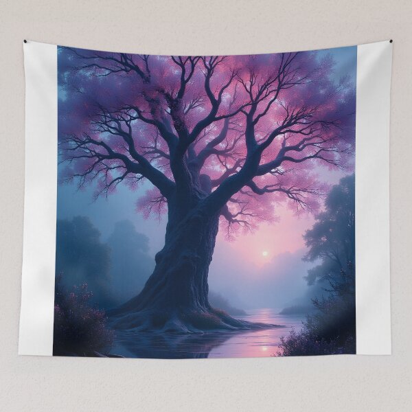 Item preview, Ethereal Twilight Tree designed and sold by oanaunciuleanu.
