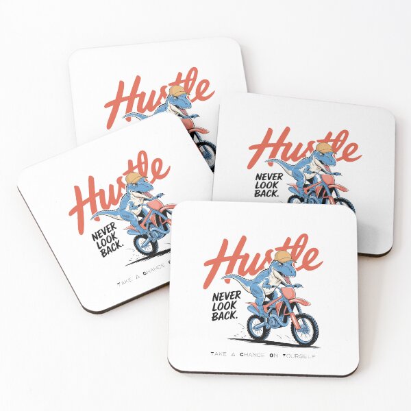 Item preview, Hustle. Never Look Back. Take a chance on yourself. designed and sold by InkVolt.